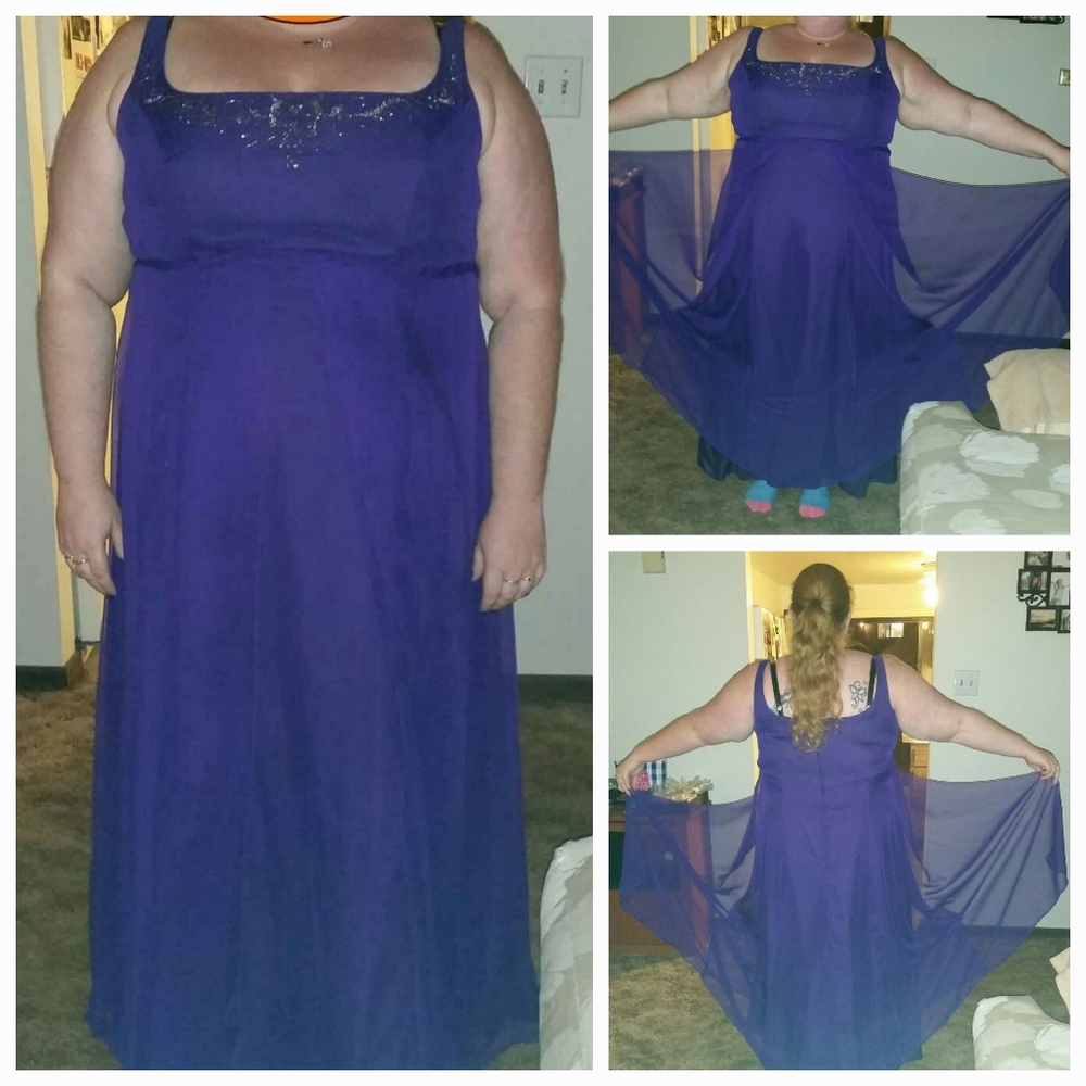 Vintage Grape Prom Dress circa 2004